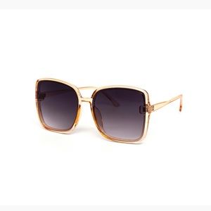 Modern minimalistic retro square Sunglasses